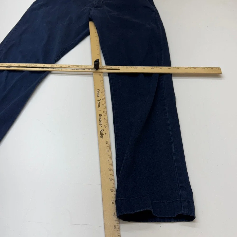 J Crew 484 Pants Mens 33x30 Navy Blue Preppy Classic Workwear